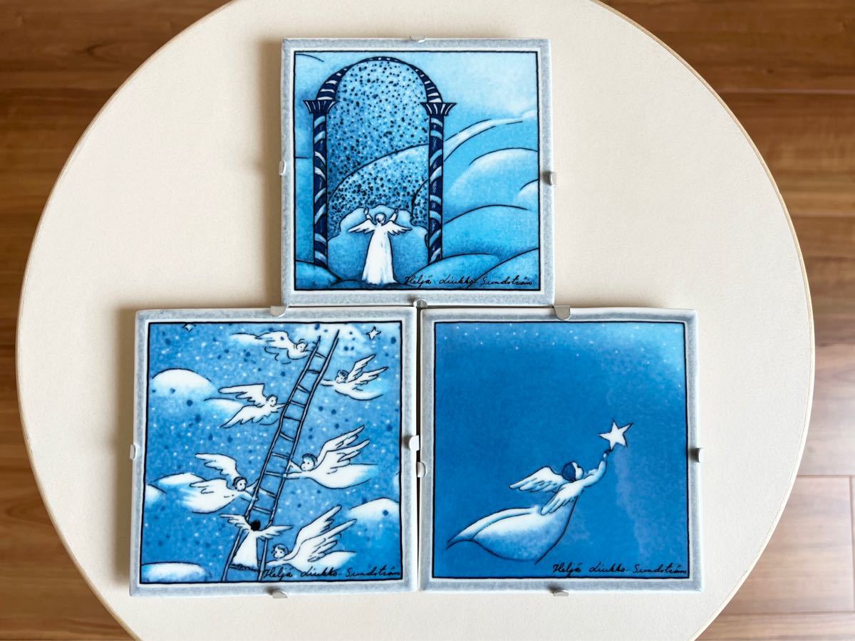 天使シリーズ 3点セット 2000年 アラビア ヘルヤ 陶板画 Arabia｜Yahoo