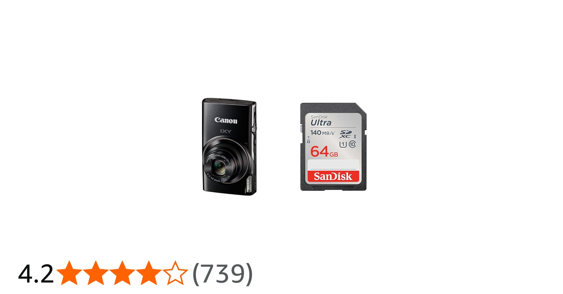 Amazon | 【SDカードセット】Canon コンパクトデジタルカメラ IXY 650