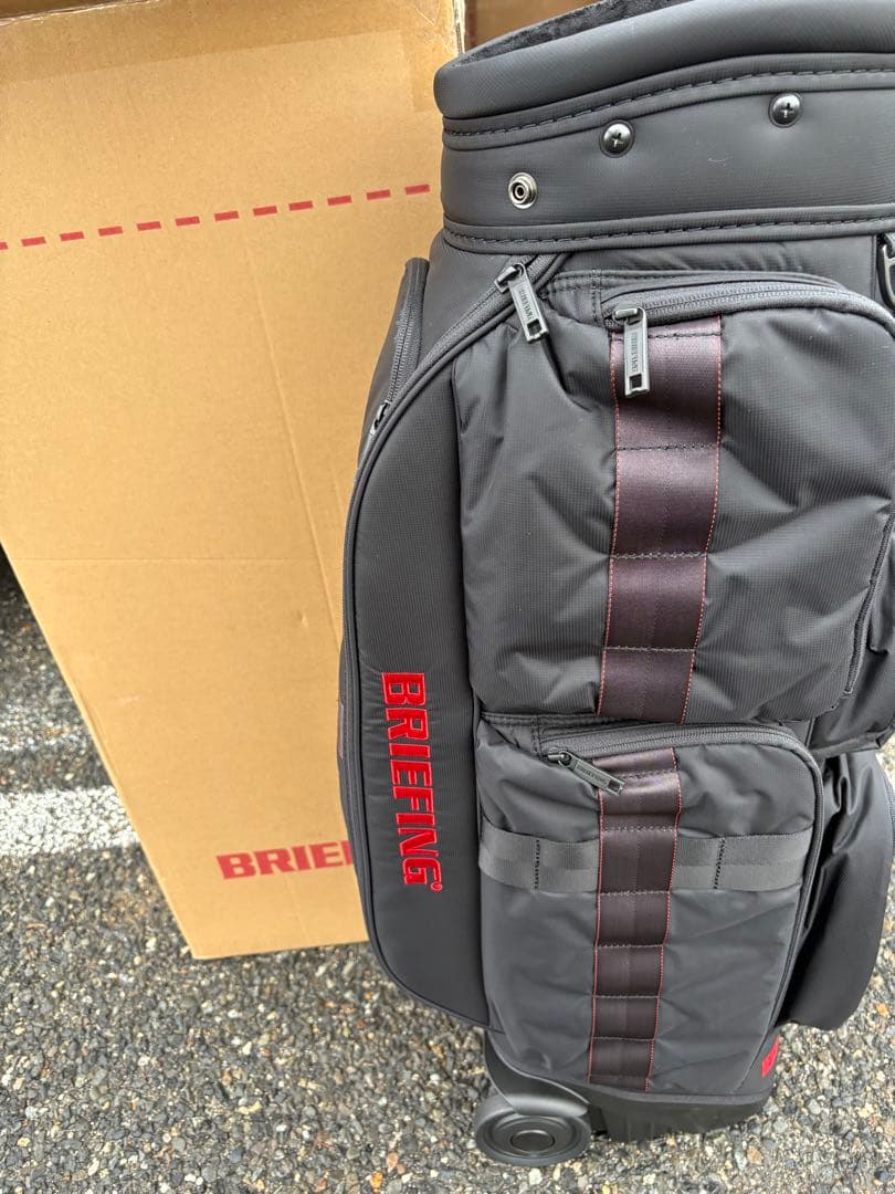 ブリーフィング ゴルフ キャディバッグ CR-6キャスター付　BRG251D02 BRIEFING（ブリーフィング） ゴルフ キャディバッグ CR-6 CASTER